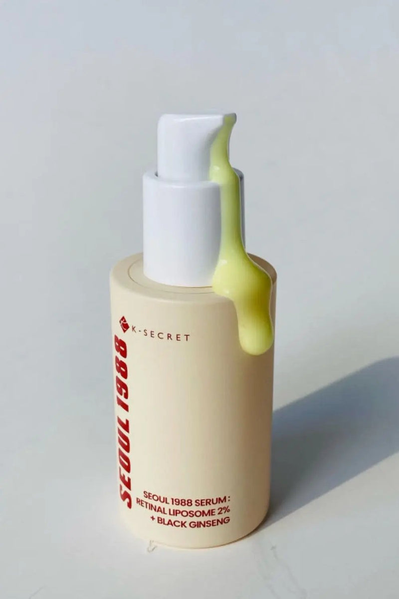 K-SECRET SEOUL 1988 Serum : Retinal Liposome 2% + Black Ginseng (30 ml) MAAS K-BEAUTY Korean Cosmetics