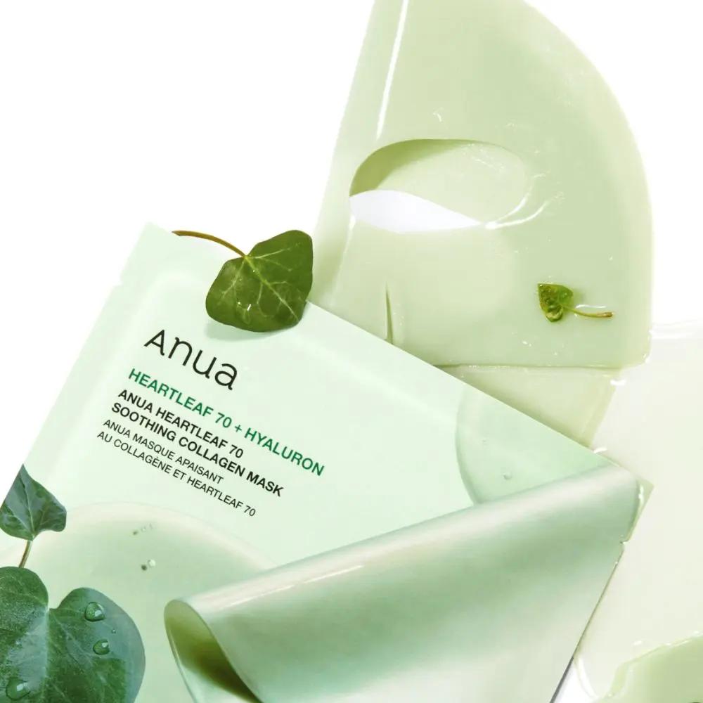 ANUA Heartleaf 70 Soothing Collagen Mask MAAS K-BEAUTY Korean Cosmetics