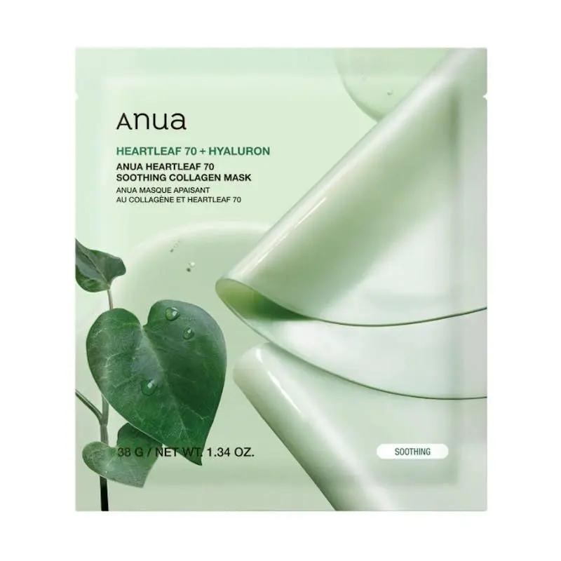 ANUA Heartleaf 70 Soothing Collagen Mask MAAS K-BEAUTY Korean Cosmetics