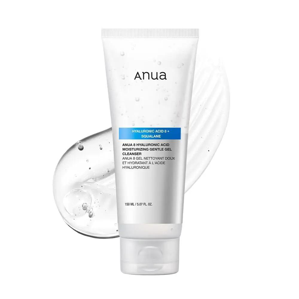 ANUA 8 Hyaluronic Acid Moisturizing Gentle Gel Cleanser MAAS K-BEAUTY Korean Cosmetics