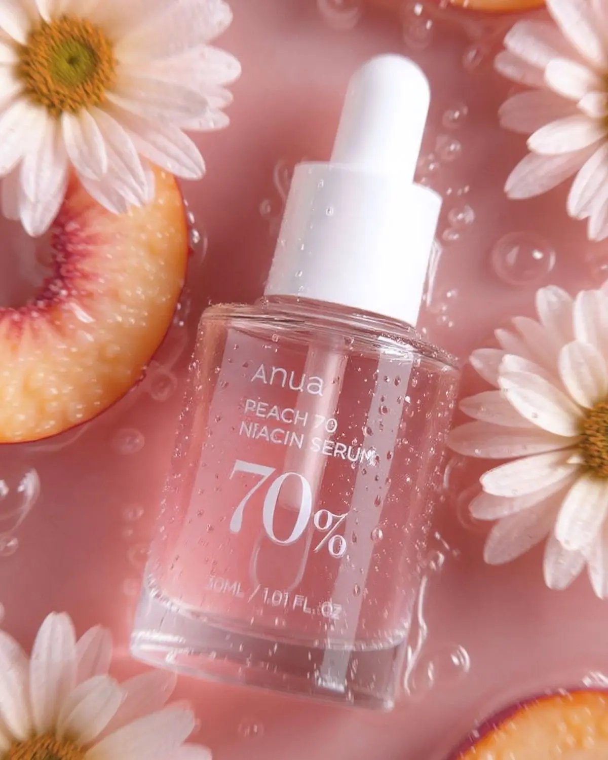 ANUA 70% Niacin Peach Serum 30ml MAAS K-BEAUTY Korean Cosmetics