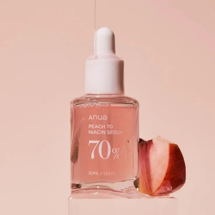 ANUA 70% Niacin Peach Serum 30ml MAAS K-BEAUTY Korean Cosmetics