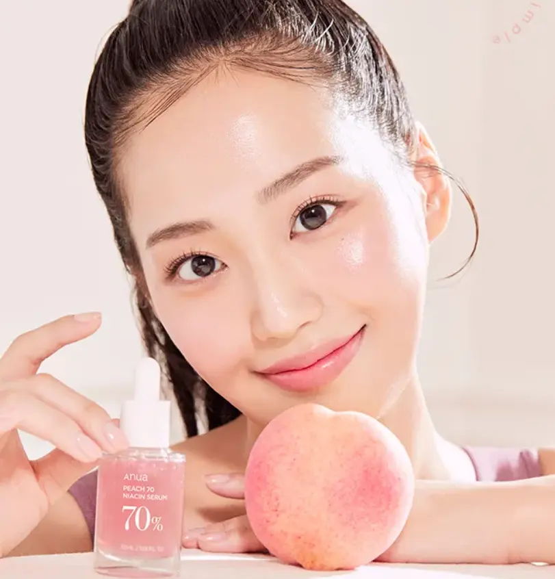 ANUA 70% Niacin Peach Serum 30ml MAAS K-BEAUTY Korean Cosmetics