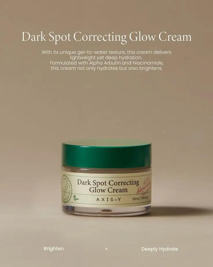 AXIS-Y - Dark Spot Correcting Glow Cream - 50 ml MAAS K-BEAUTY Korean Cosmetics