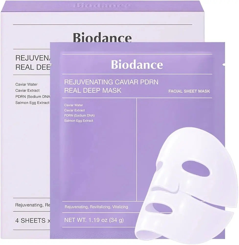 BIODANCE - Rejuvenating Caviar PDRN Real Deep Mask x4EA MAAS K-BEAUTY Korean Cosmetics