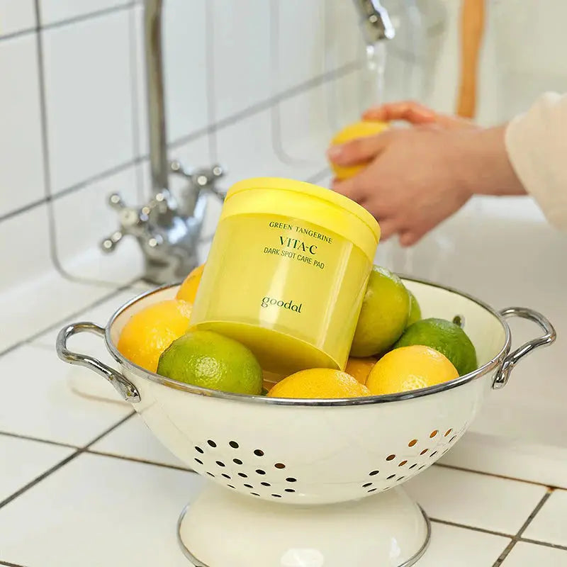 GOODAL Green Tangerine Vita C Toner Pad+ MAAS K-BEAUTY Korean Cosmetics
