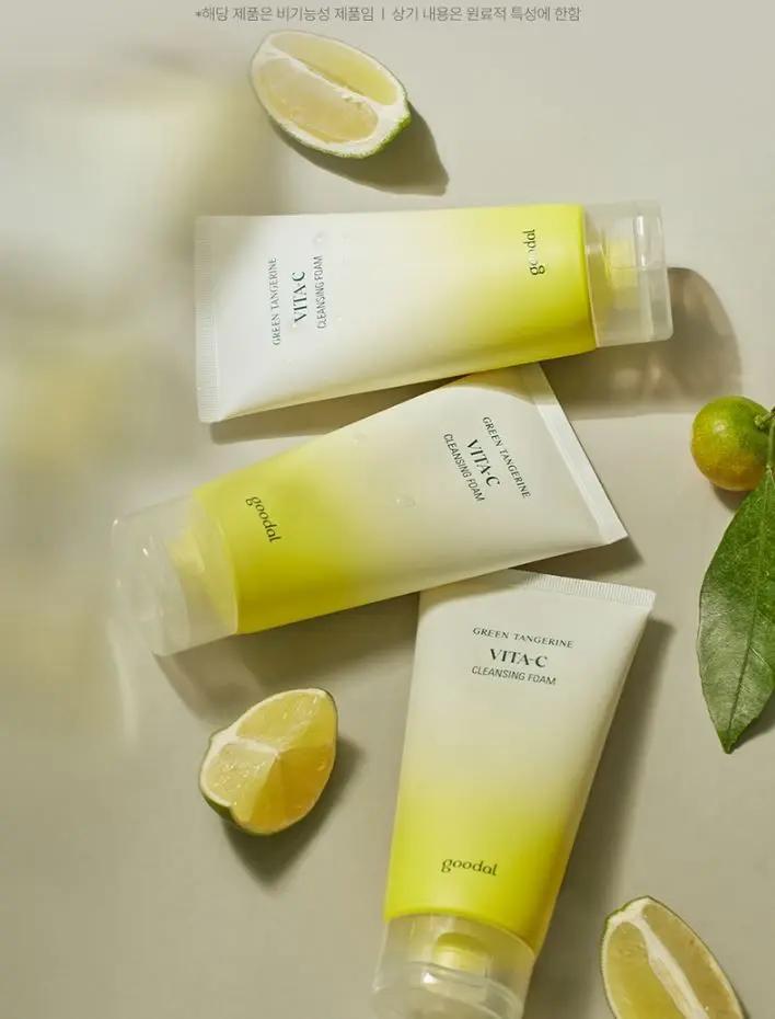 GOODAL Green Tangerine Vita C Cleansing Foam (150 ml) MAAS K-BEAUTY Korean Cosmetics