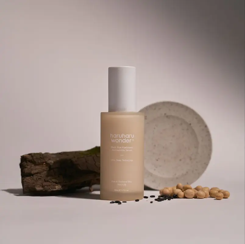 Haruharu Black Rice Hyaluronic Serum 50ml MAAS K-BEAUTY Korean Cosmetics