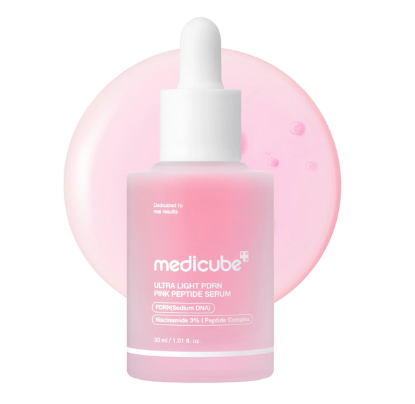 Medicube PDRN Pink Peptide Serum Ultra Light 30ml – flacon sérum léger