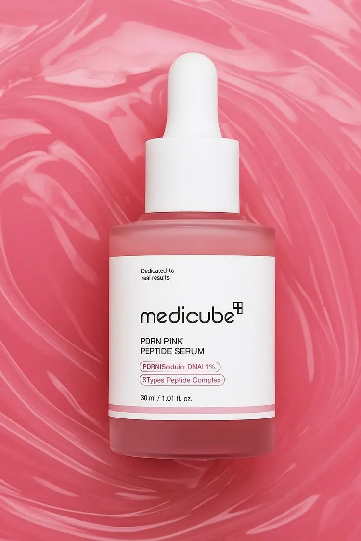 MEDICUBE - PDRN Pink Peptide Serum 30ml MAAS K-BEAUTY Korean Cosmetics