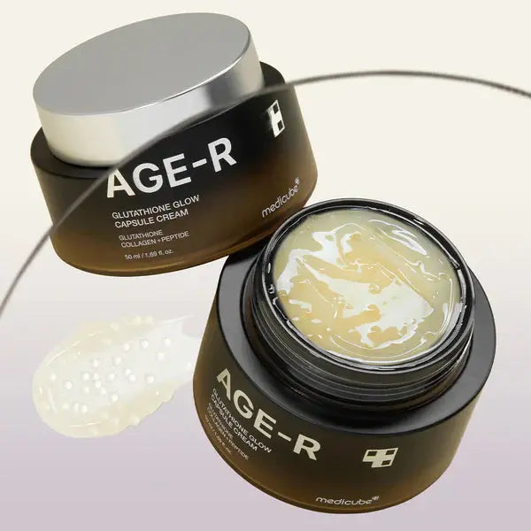 MEDICUBE - AGE-R Glutathione Glow Capsule Cream - 50 ml - MAAS MAAS K-BEAUTY Korean Cosmetics MEDICUBE - AGE-R Glutathione Glow Capsule Cream - 50 ml - MAAS MAAS K-BEAUTY Korean Cosmetics