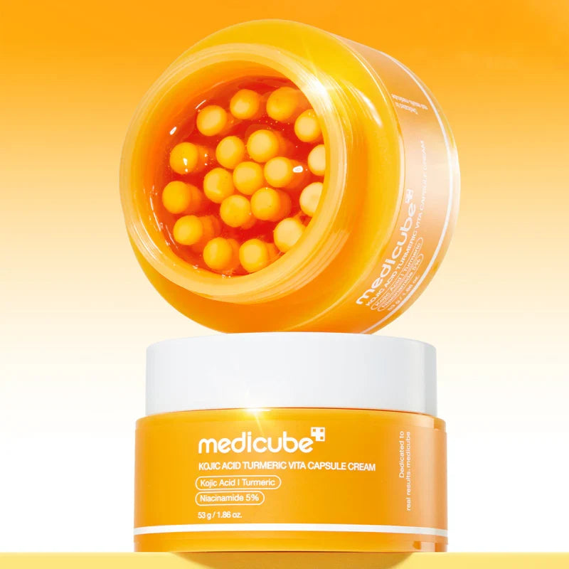 Medicube Kojic Acid Turmeric Vita Capsule Cream – crème hydratante