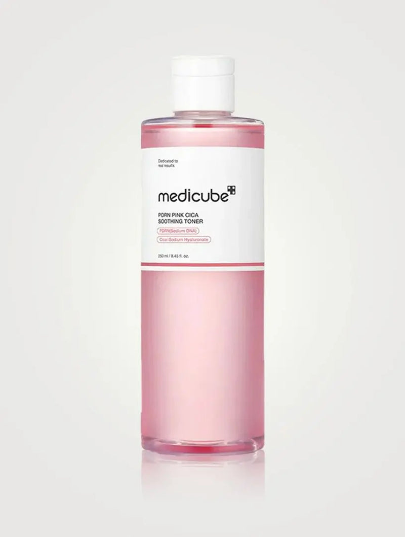 Medicube Lotion tonique apaisante Pink Cica de PDRN 250ml MAAS K-BEAUTY Korean Cosmetics