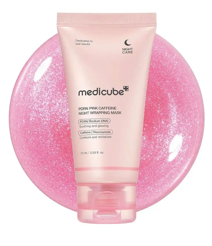Medicube - PDRN Pink Caffeine Night Wrapping Mask MAAS K-BEAUTY Korean Cosmetics
