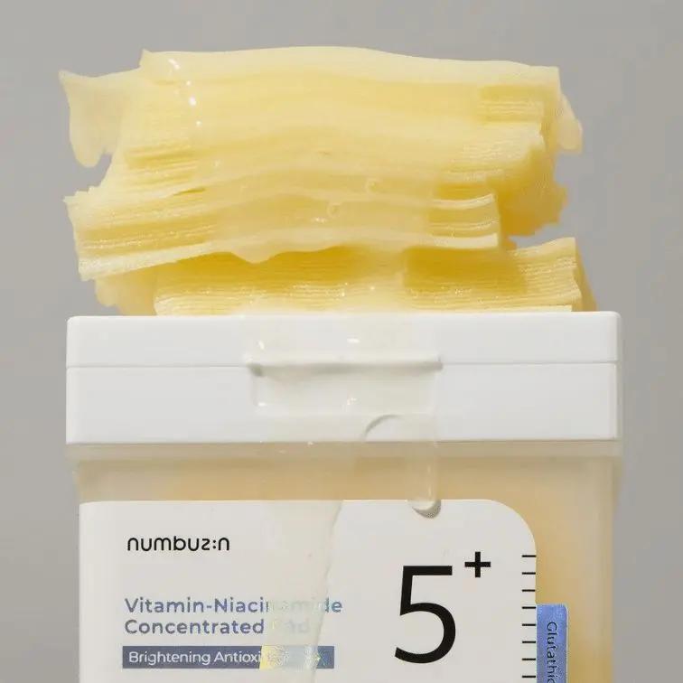 NUMBUZIN Vitamin-Niacinamide Pad 5+ 70 pad MAAS K-BEAUTY Korean Cosmetics