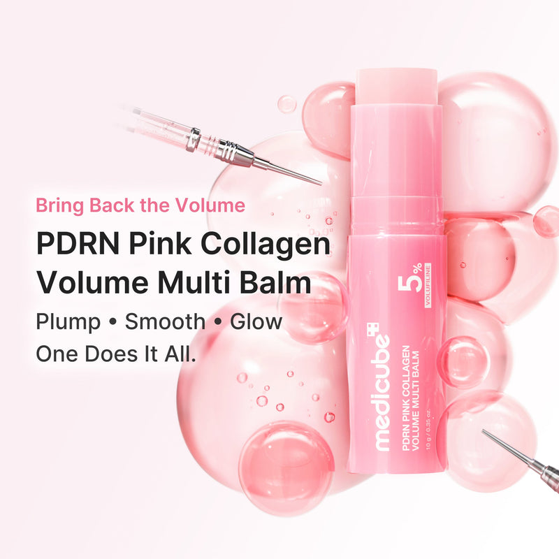 Medicube PDRN Pink Collagen Volume Multi Balm 10g – stick baume repulpant