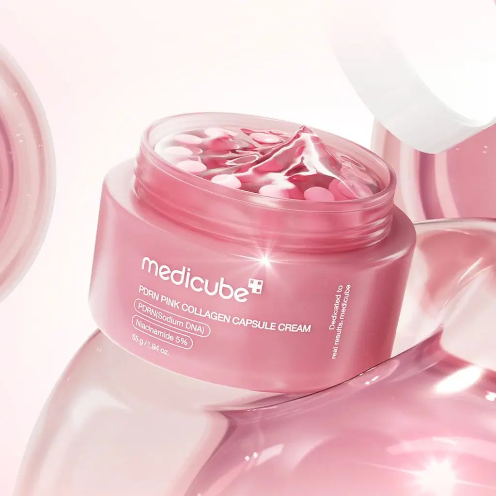 MEDICUBE - PDRN Pink Collagen Capsule Cream 55g MAAS K-BEAUTY Korean Cosmetics
