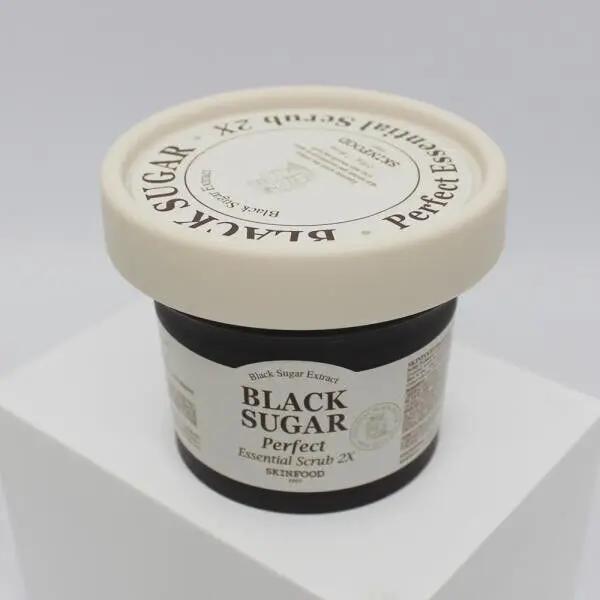 SKINFOOD Black Sugar Perfect Essential Scrub 210 ml MAAS K-BEAUTY Korean Cosmetics