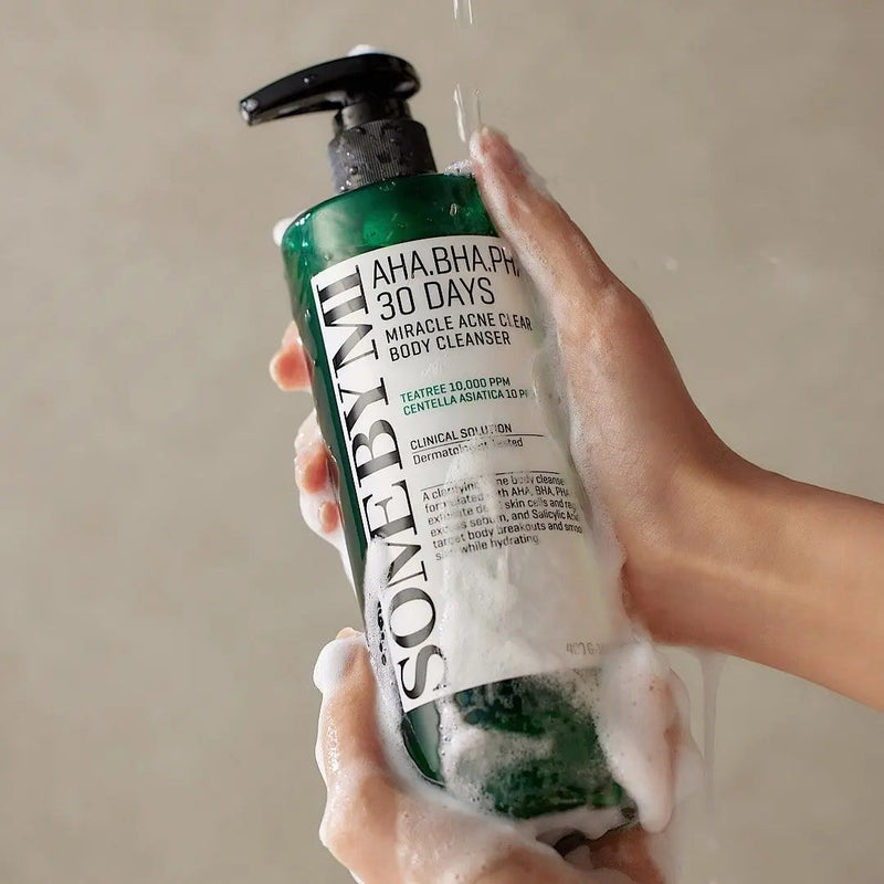 SOME BY MI AHA BHA PHA 30 Days Miracle Acne Clear Body Cleanser 400 ml MAAS K-BEAUTY Korean Cosmetics