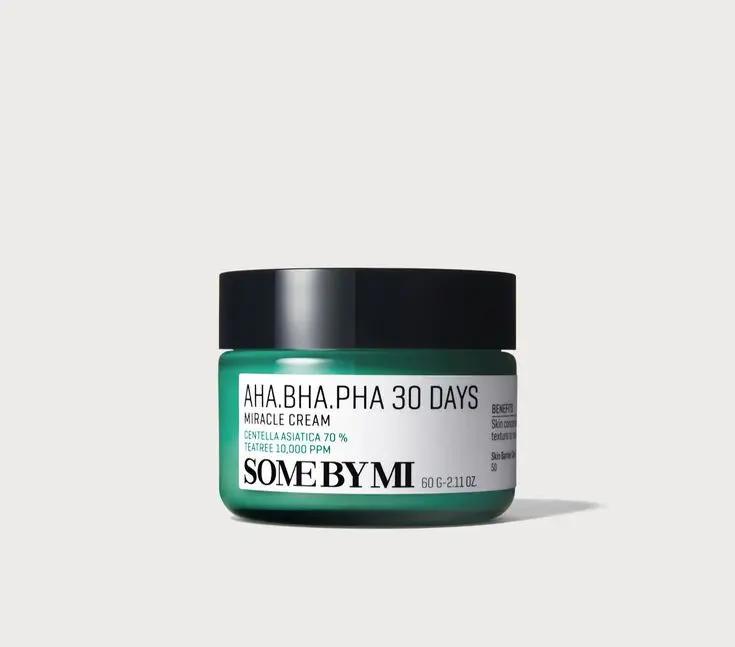 SOME BY MI AHA BHA PHA 30 Days Miracle Cream 60g MAAS K-BEAUTY Korean Cosmetics