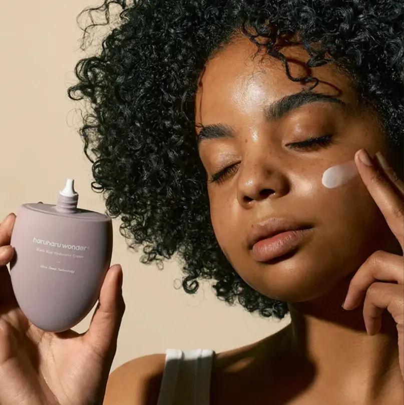 HARUHARU Black Rice 10 Hyaluronic Cream 50ml MAAS K-BEAUTY Korean Cosmetics