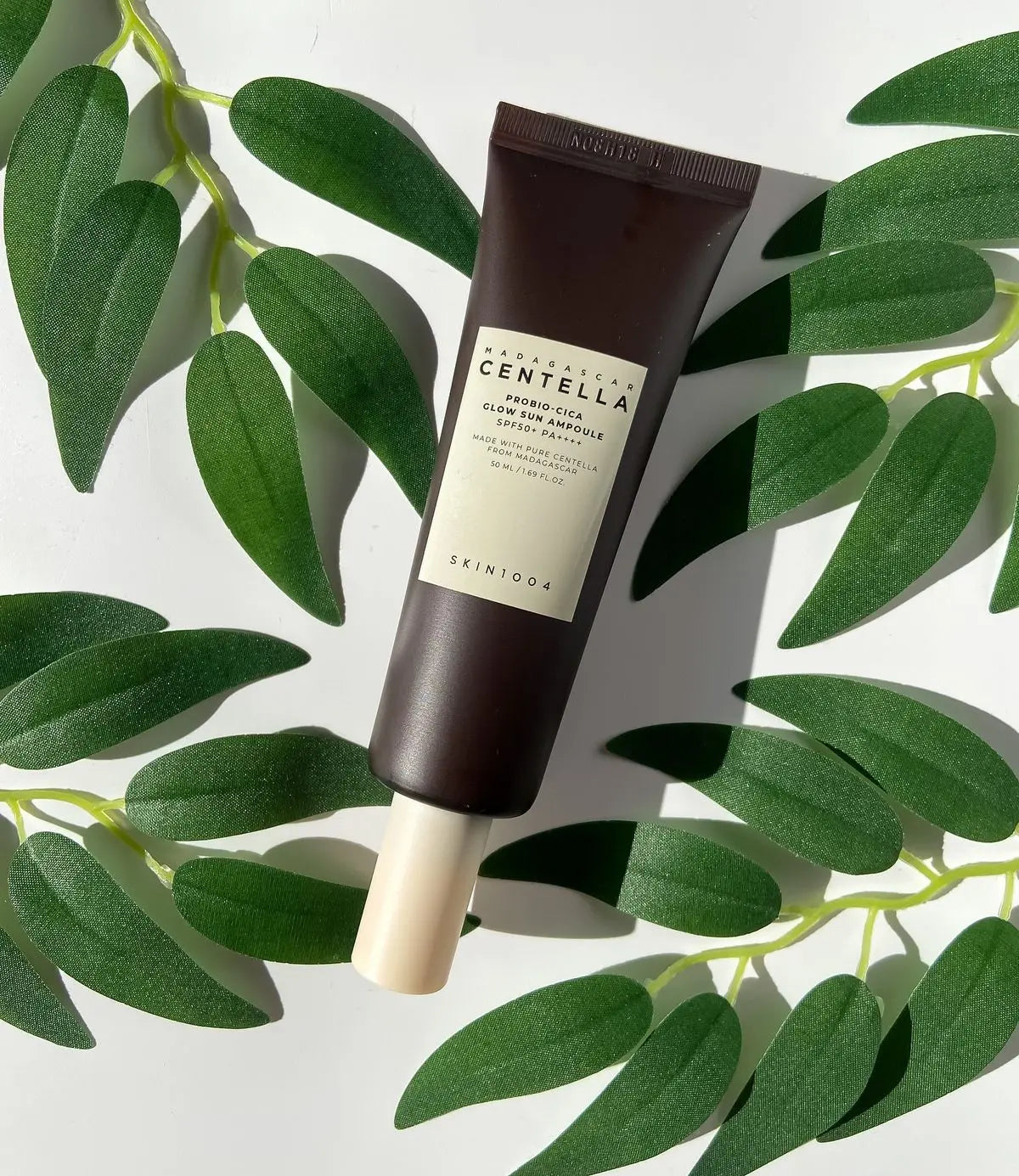 SKIN1004 Ampoule solaire éclat Centella Probio-Cica de Madagascar SPF50+ MAAS K-BEAUTY Korean Cosmetics