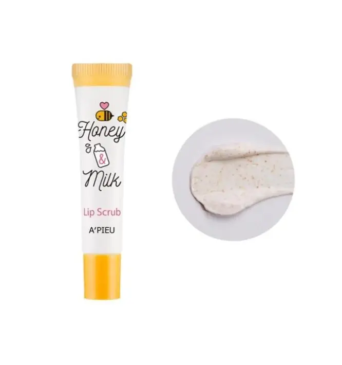 A'PIEU Honey & Milk Lip Scrub MAAS K-BEAUTY Korean Cosmetics