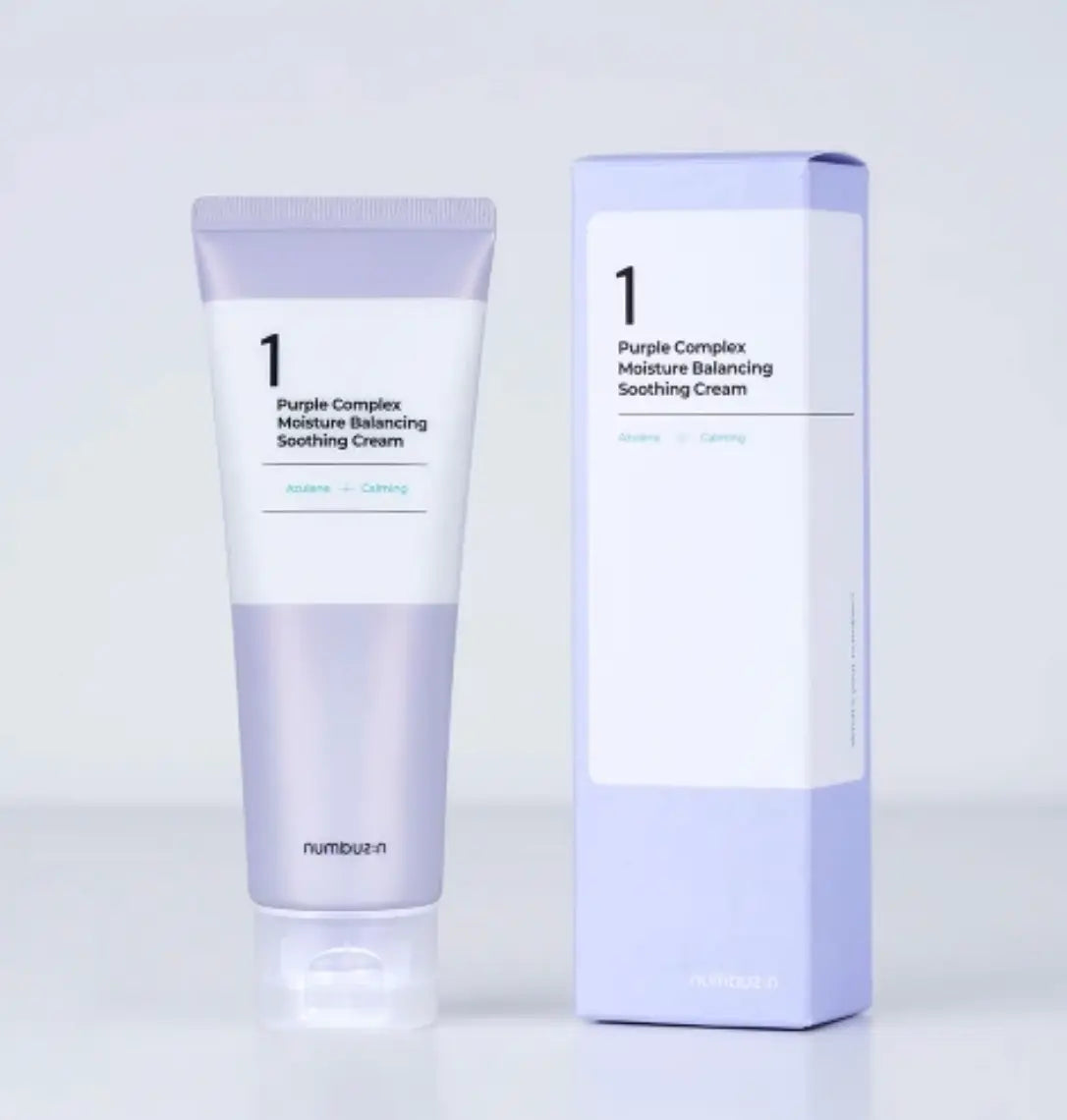 Numbuzin No.1 Purple Complex Moisture Balancing Soothing Cream 100ml MAAS K-BEAUTY PARIS