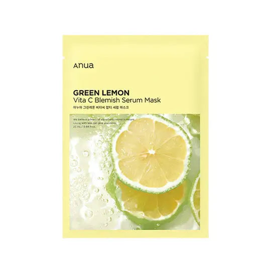 Anua Green Lemon Vita C Serum Mask MAAS COSMETIC