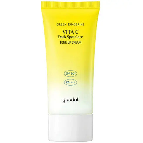 Goodal Green Tangerine Vita C Dark Spot Tone Up sun Cream MAAS K-BEAUTY PARIS