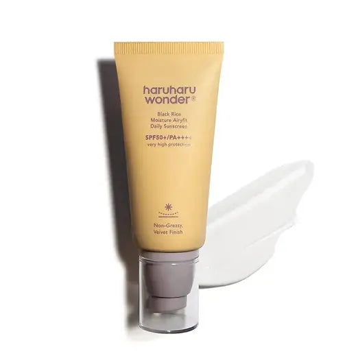 HARUHARU WONDER- Black Rice Moisture Airyfit Daily Sunscreen SPF50+ PA++++, 50ml MAAS K-BEAUTY PARIS
