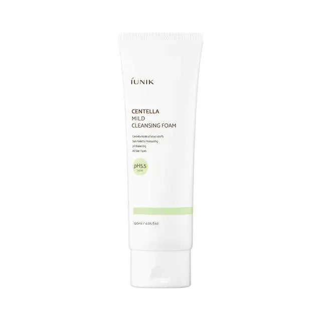iUNIK - Centella Mild Mousse nettoyante douce MAAS K-BEAUTY PARIS