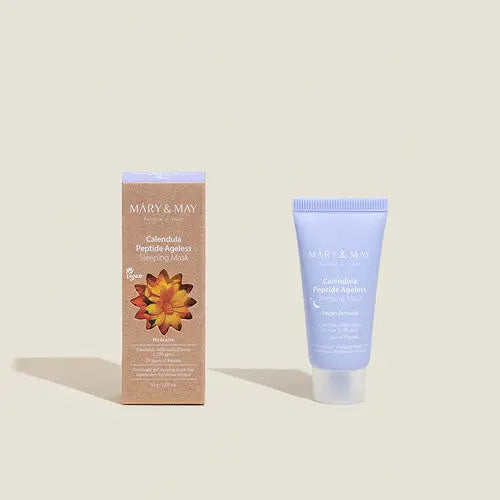 Mary&May - Calendula Peptide Ageless Sleeping Mask Mini - Masque de nuit MAAS K-BEAUTY PARIS