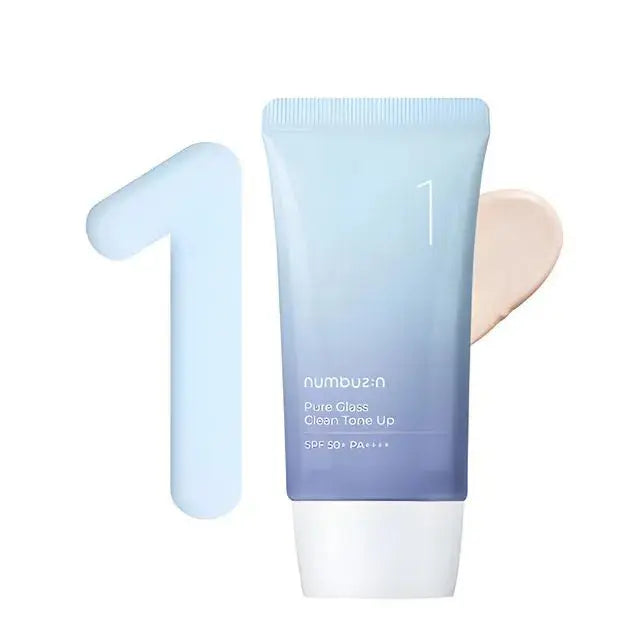 Numbuzin - No.1 Pure Glass Clean Tone Up - Base de maquillage MAAS COSMETIC