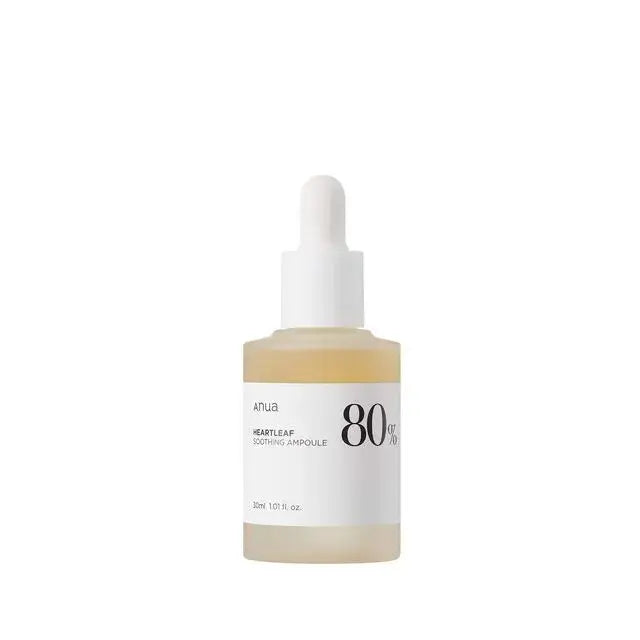 Anua - Heartleaf 80% Soothing Ampoule - Sérum apaisant MAAS K-BEAUTY PARIS