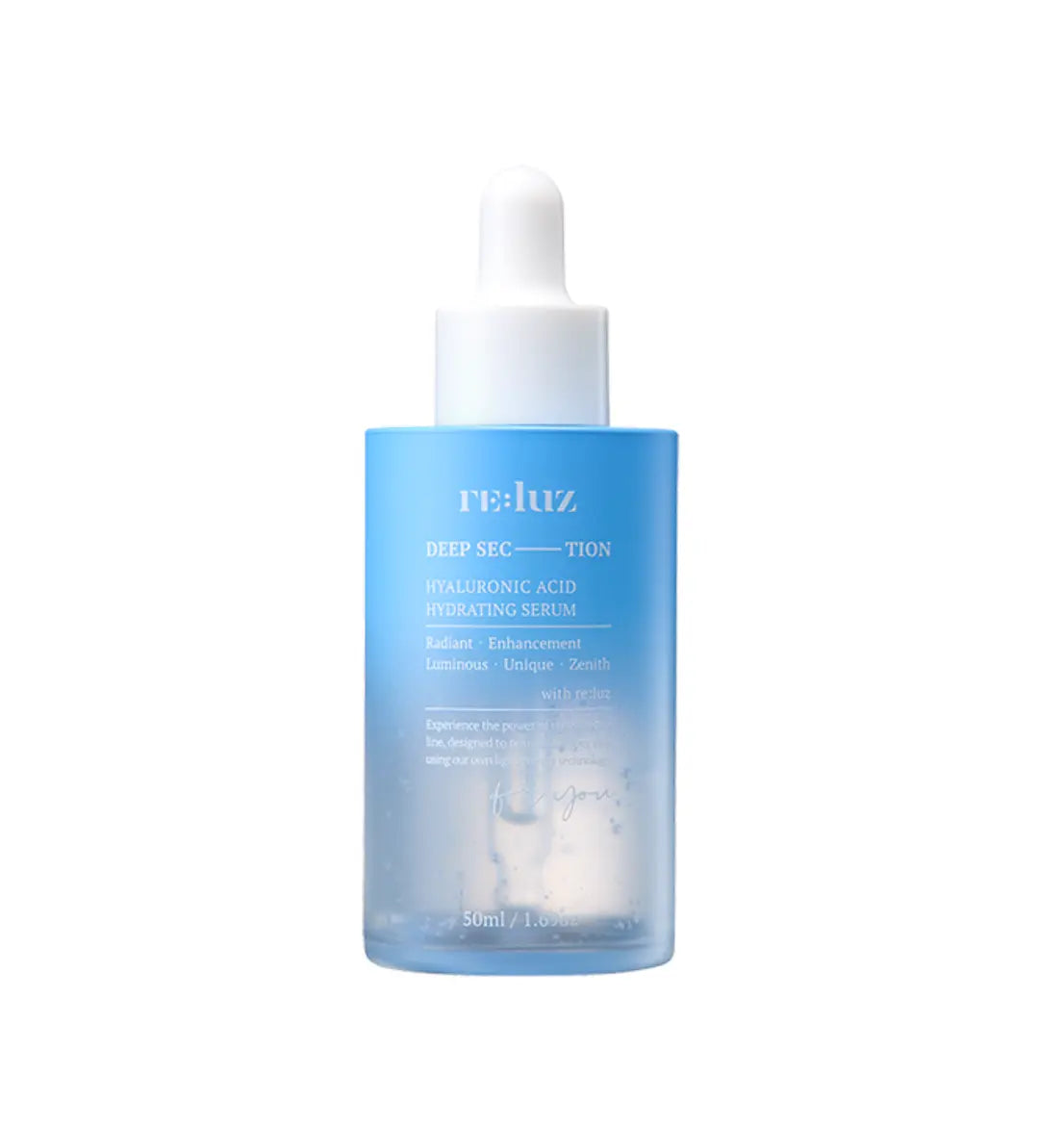 RELUZ Deep Section Hyaluronic Acide Hydrating Serum 50ml MAAS COSMETIC