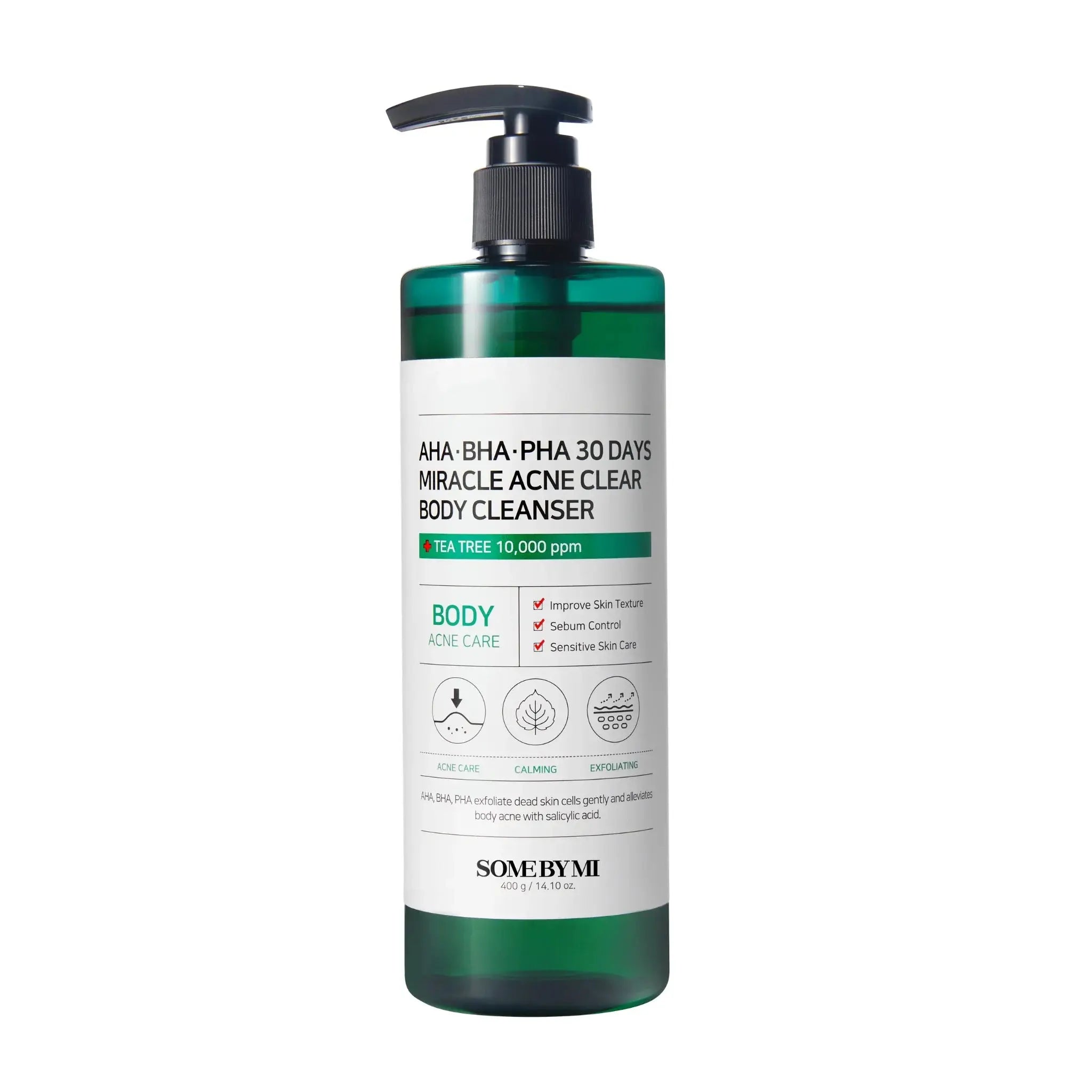 SOME BY MI - AHA BHA PHA 30 Days Miracle Acne Clear Body Cleanser 400 ml MAAS K-BEAUTY PARIS