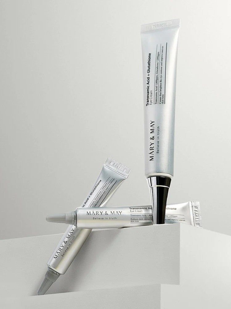 MARY & MAY – Tranexamic Acid + Glutathion Eye Cream 30ml MAAS K-BEAUTY Korean Cosmetics