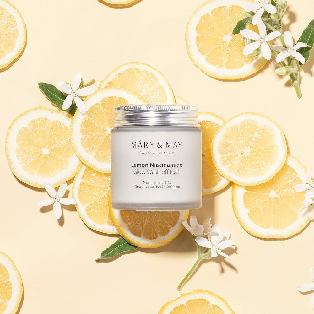 Mary&May Lemon Niacinamide Glow 125g MAAS K-BEAUTY Korean Cosmetics