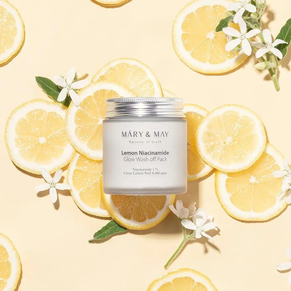 Mary&May Lemon Niacinamide Glow 125g MAAS K-BEAUTY Korean Cosmetics