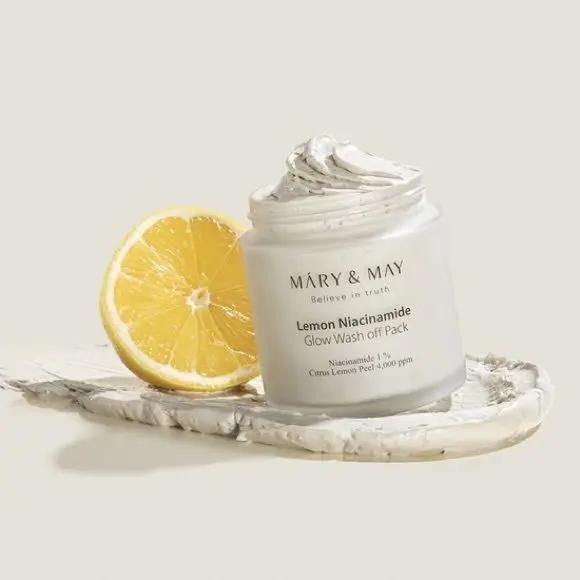 Mary&May Lemon Niacinamide Glow 125g MAAS K-BEAUTY Korean Cosmetics