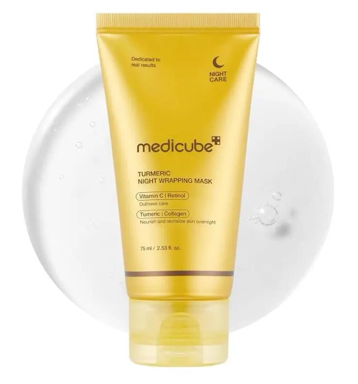 MEDICUBE - Kojic Acid Turmeric Overnight Wrapping Mask MAAS K-BEAUTY Korean Cosmetics