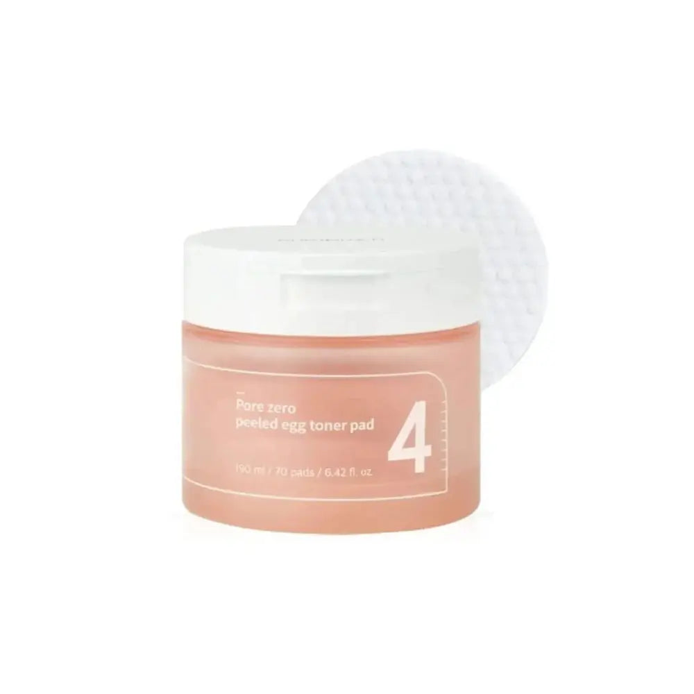 Numbuzin No.4 Pore Zero Peeled Egg Toner Pad (70 pads/190ml) MAAS K-BEAUTY