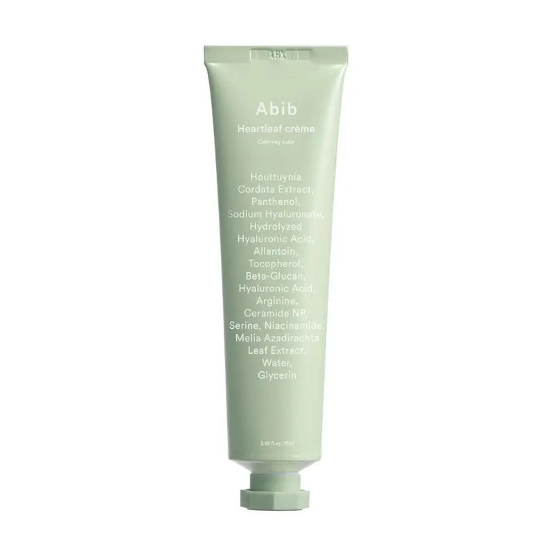 ABIB Heartleaf Crème Calming Tube – Crème apaisante visage 75ml MAAS K-BEAUTY Korean Cosmetics