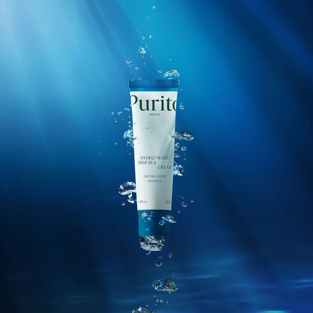 Purito SEOUL - Hydro Wave Deep Sea Cream 50ml MAAS K-BEAUTY Korean Cosmetics
