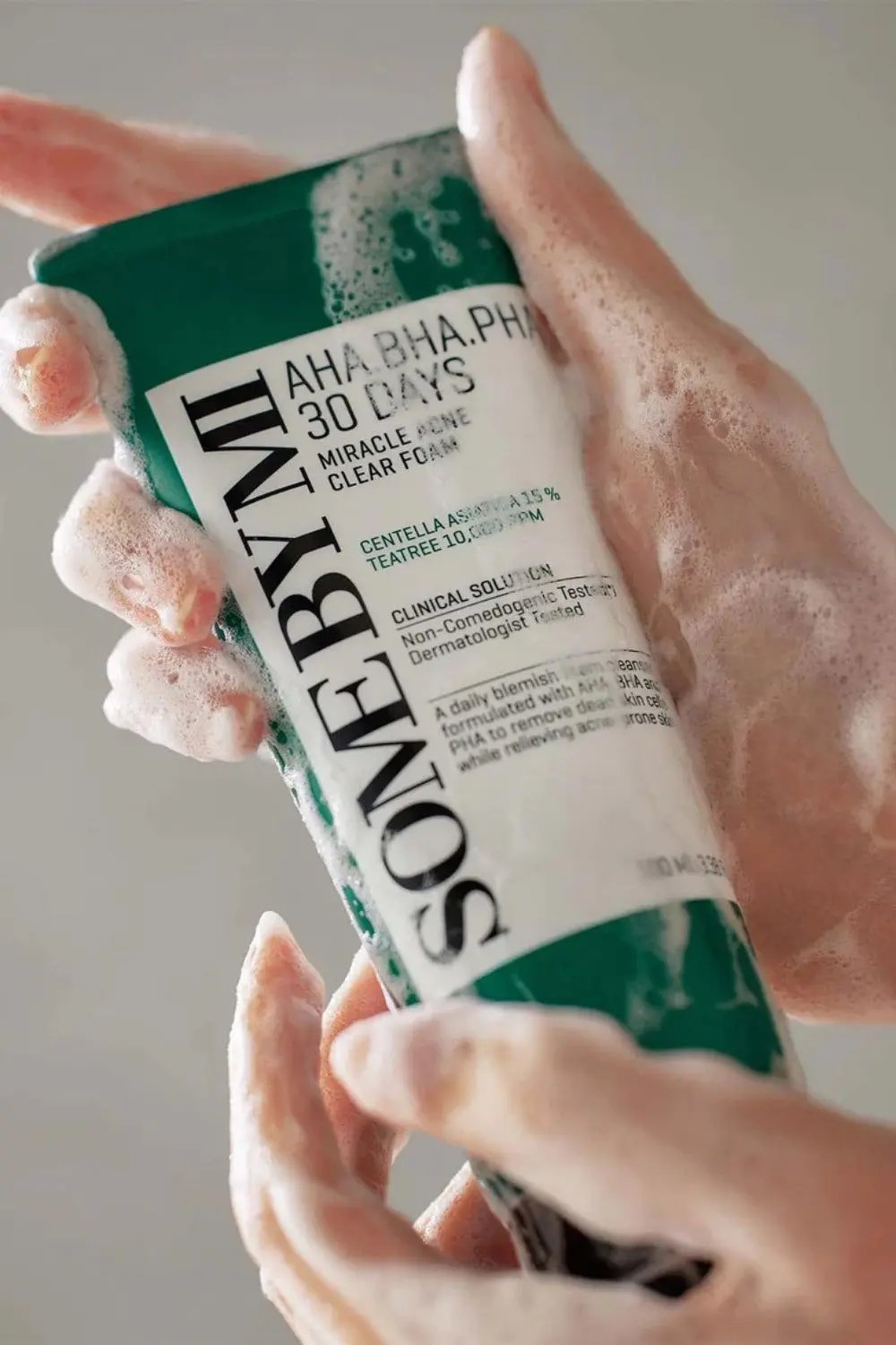 SOME BY MI AHA BHA PHA 30 Days Miracle Acne Clear Foam 100ml MAAS K-BEAUTY Korean Cosmetics