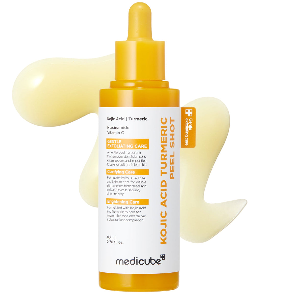 Medicube Kojic Acid Turmeric Peel Shot 80ml – sérum exfoliant