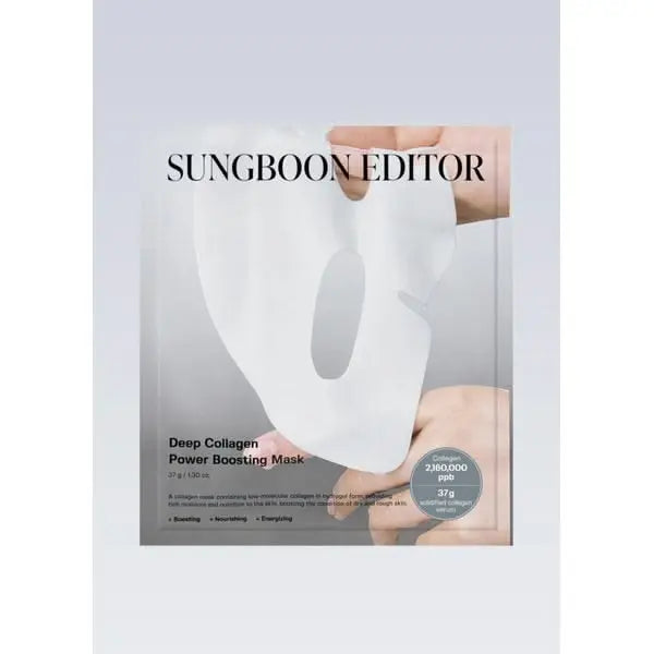 SUNGBOON EDITOR Deep Collagen Mask MAAS K-BEAUTY Korean Cosmetics
