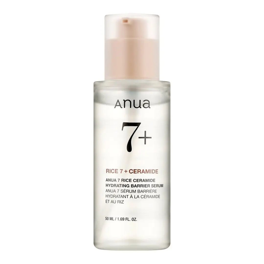 Anua 7+ Rice Ceramide Hydrating Barrier Serum (50ml) MAAS K-BEAUTY Korean Cosmetics