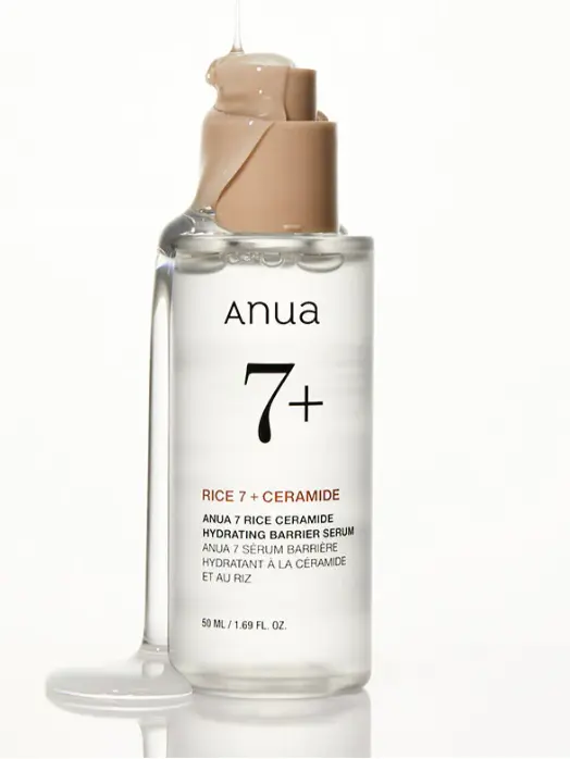 Anua 7+ Rice Ceramide Hydrating Barrier Serum (50ml) MAAS K-BEAUTY Korean Cosmetics